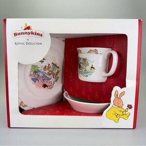 NWT Royal Doulton Bunnykins Childs Set
